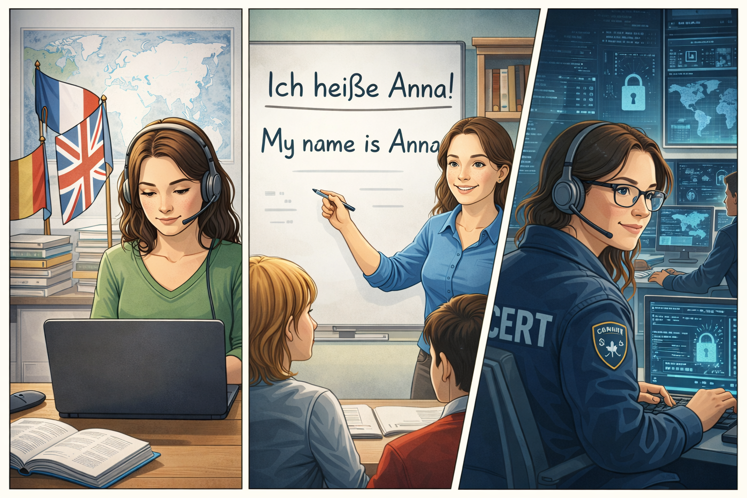 traductrice et formatrice devenue cyberagent